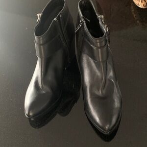 Marc Fisher Black Ankle Boots